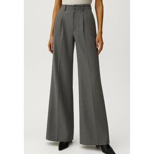 Zara Gray Wide Leg Pants